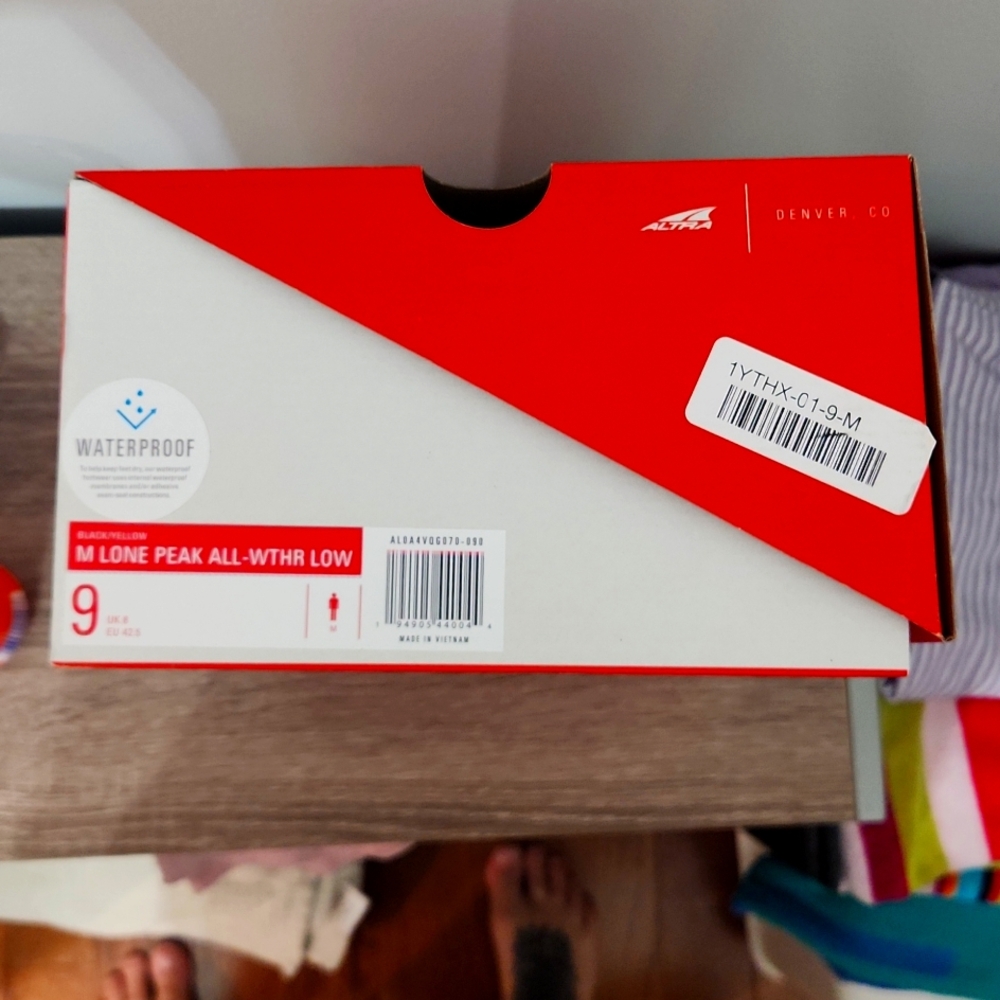 ALTRA LONE PEAK ALL WEATHER MEN'S 9